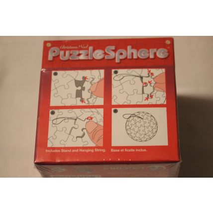 SANTA DOGS 60 PIECE PUZZLE SPHERE SEALED DOGS