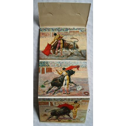 9x postcards El arte de CHAMACO Le grand Torero. The Great Bullfighter