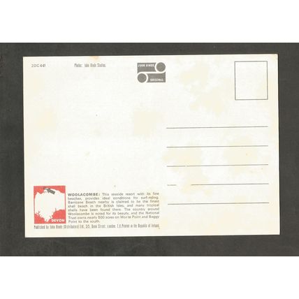 Postcard Devon Woolacombe Bay John Hinde 2DC441 Multiview