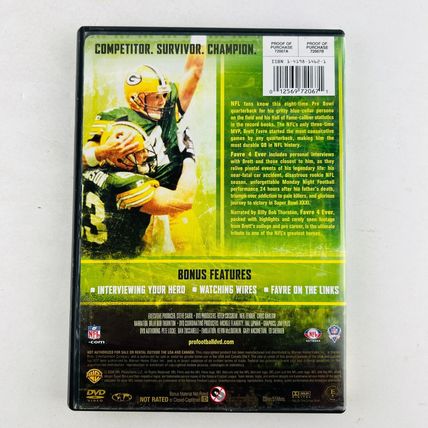 Green Bay Packers NFL Favre 4 Ever DVD