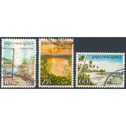 Tourist Scenes - Papua New Guinea 1985 - F H - SG 491/2 & 494