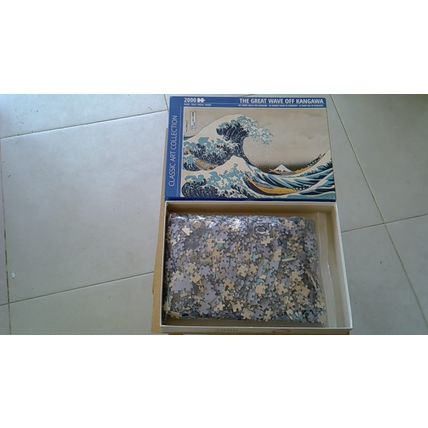 THE GREAT WAVE OFF KANGAWA by Katsushika Hokusai Jigsaw Puzzle (2000 Piece)