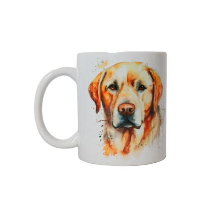 Labrador - Printed Ceramic 11oz Mug - Free Personalisation Available
