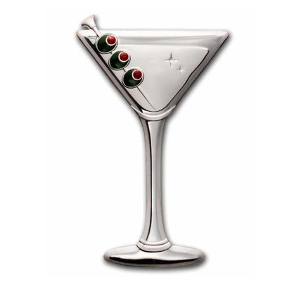 10 Gram Silver Colectible 2023 Martini Glass Shaped Only 1,806 Made