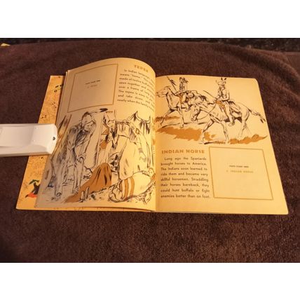 Little Golden Book Indian Stamps By Edward Huberman (A) Edition 1957 No Stamps