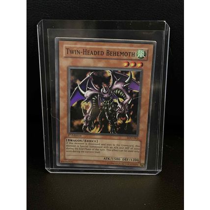 Twin-Headed Behemoth - LOD-063 - Super Rare - 1st Edition Legacy of Darkness Yu-