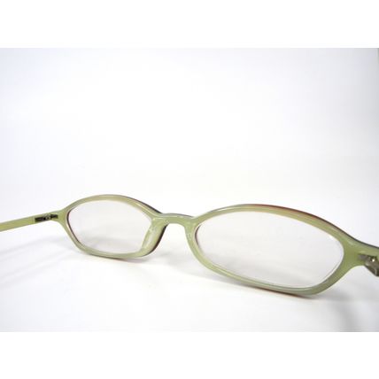 Nine West 302 CFU5 Slim Oval Eyeglasses Frames Brown Tortoise Wood Grain Brown