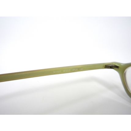 Nine West 302 CFU5 Slim Oval Eyeglasses Frames Brown Tortoise Wood Grain Brown
