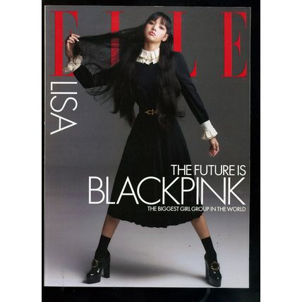 OCTOBER 2020 US ELLE MAGAZINE BLACKPINK LISA COVER SHANNEN DOHERTY KPOP RARE
