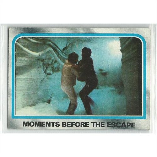 EMPIRE STRIKES BACK card # 160 MOMENTS BEFORE THE ESCAPE ( 1980 )