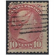 Canada 1894 SG111 10c Brownish-Red Fine Used .. .