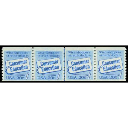2005 20c Consumer Education Very Fine MNH Dry Gum PNC 4/4 G0934