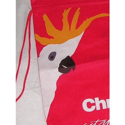 City Of Sydney - Large Red Christmas Stocking With Cockatoo display - NEW