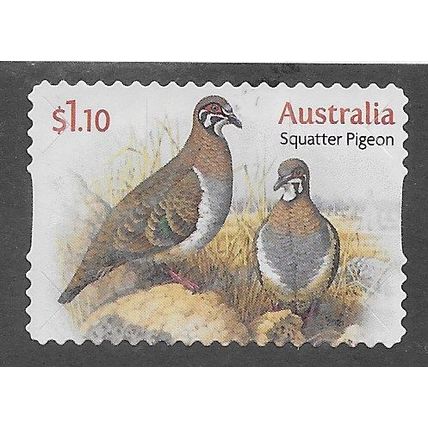 AUS 2021 $1.10 (S/A) 'BIRDS - SQUATTER PIGEON' FINE USED (EBID78-283)