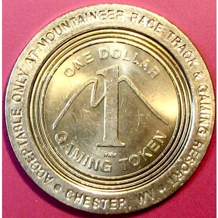 Speakeasy. $1 Casino Token. Chester, WV. R25.