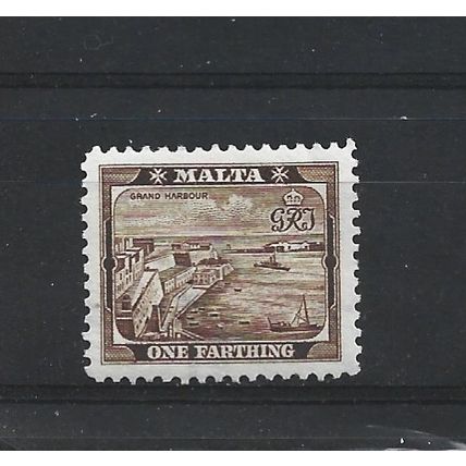 Malta.SG217 1/4d Grand Harbour,Valletta.Mounted Mint.Apr25q