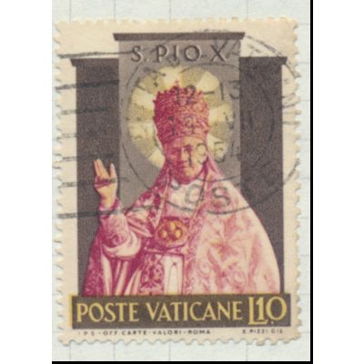 Vatican City Stamp Scott #160, Used