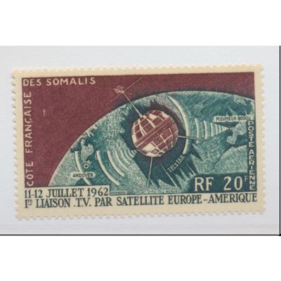 Somali Coast Stamp Scott #C31, Mint Never Hinged