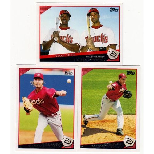 2009 Topps Arizona Diamondbacks team set with updates - 31 cards