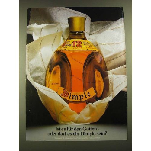 1979 Haig Dimple Scotch Ad - in German - Ist es fur den Gatten