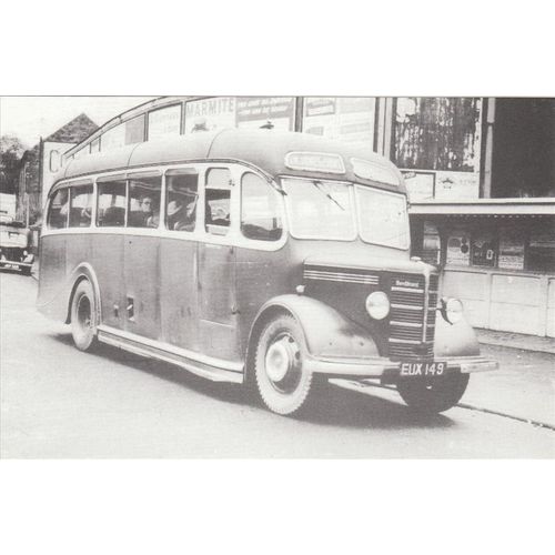 Bedford OB Coach Postcard (B1228) Reproduction