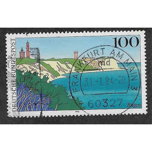 GER 1993 100pf 'RUEGEN' FINE USED (EBID52-212)