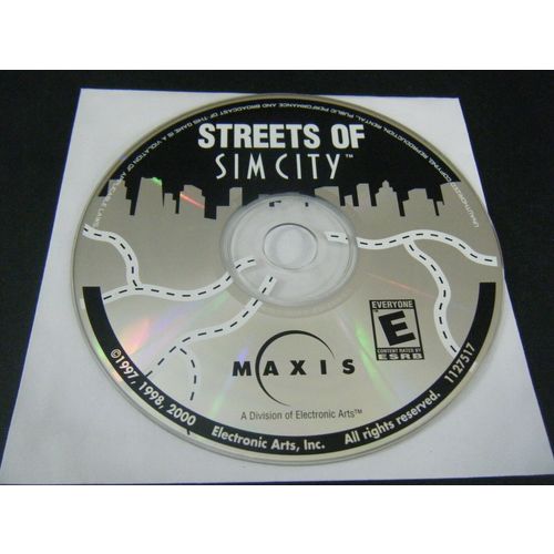 Streets of Sim City (PC, 2000) - Disc Only!!!!