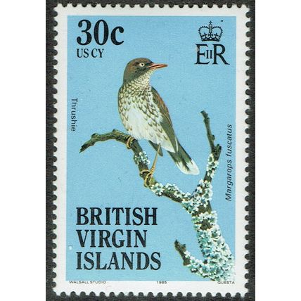 Virgin Islands 1985 Birds of the Islands 30c Multicoloured SG570 UM