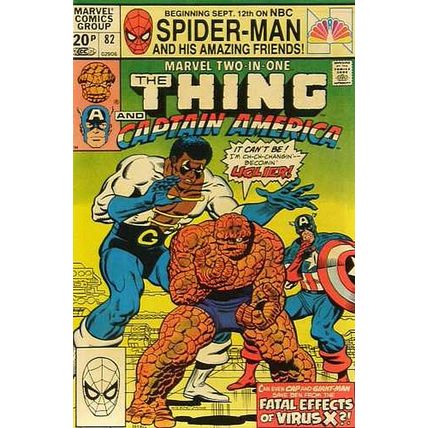 Marvel Two-in-one (Vol 1) # 082 VFN- Price VARIANT AMERICAN COMICS