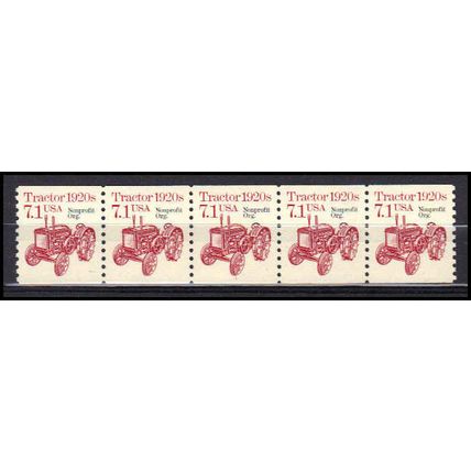 2127a 7.1c Tractor Very Fine MNH Dry Gum PNC 1/5 X0840