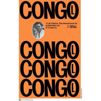Political Solidarity POSTER.CONGO President Patrick Lumumba.Africa.Art.a61