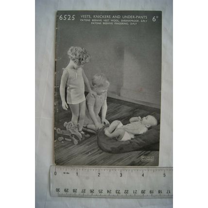 Vintage: P&B 6525 vests, knickers & under-pants, 2 ply & 3 ply