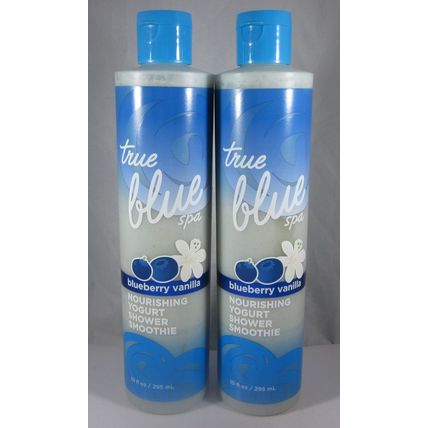 2 Bath & Body Works True Blue Spa Yogurt Shower Smoothie Blueberry Vanilla