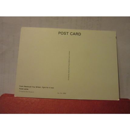 YOUR BRITAIN by Frank Newbould unused postcard poster art #