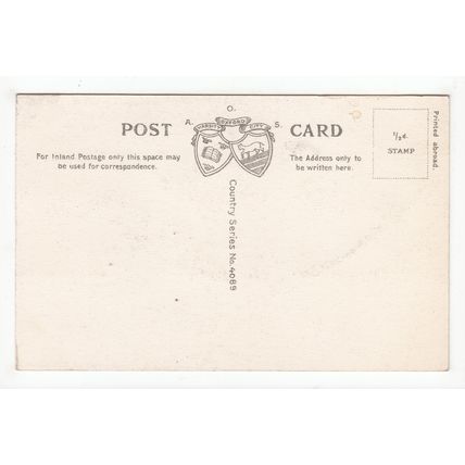 South Porch Burford Church Postcard Oxfordshire Country Series 4089