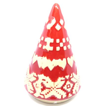 Christmas Santa Mug Ceramic Knitted Deer & Snowflake Pattern Gift 32 CM Gift