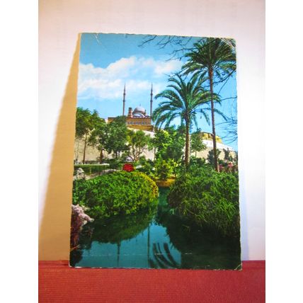 MOSQUE MOHAMED ALI, LE CAIRE, CAIRO, Egypt used vintage postcard 1960s =