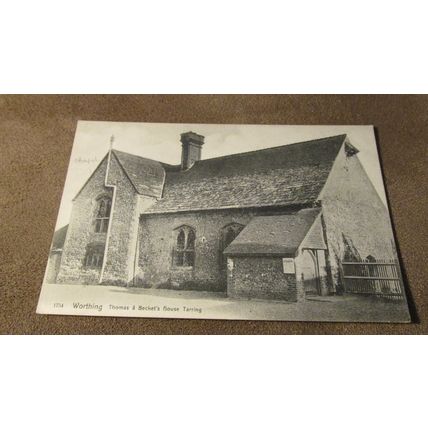 Victoria Series Postcard - Thomas a Becket's House, Tarring -Worthing, Sussex