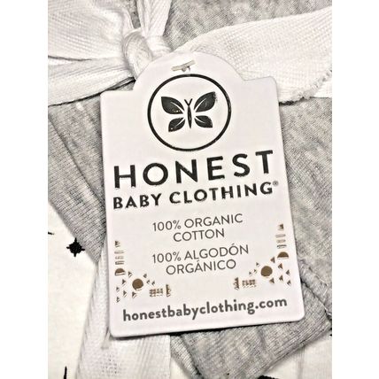 Honest Baby Clothing Organic Stroller Grey Blanket & Cap Set Baby Shower NEW