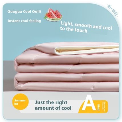 Quilt Spandex Cool Silk Summer Ice Cream Airable Cover Washed Resistant No Fade