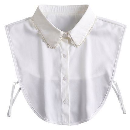 Women False Half Collar Fake Shirt Blouse Ladies Peter Pan Detachable Collars