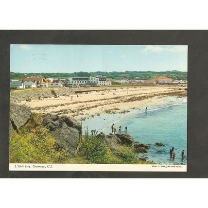 Postcard Channel Islands Guernsey John Hinde 2GY46 L 'Eree Bay