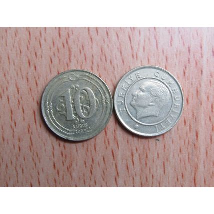 Turkey 2009 10 Kurus Coin