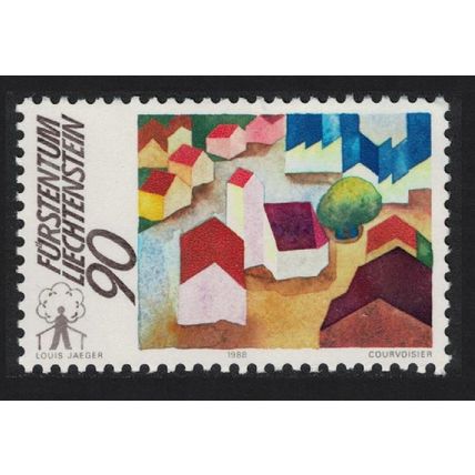 Liechtenstein Village Centre European Campaign for Rural Areas 1988 MNH SG#934