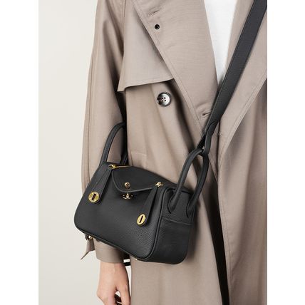 Ladies' Genuine Leather Shoulder Crossbody Bag Lindy Small Bag Black