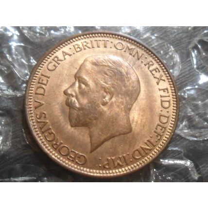 1932 George V half-penny.