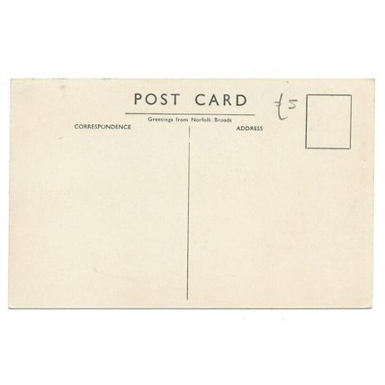 Salhouse Broad, Norfolk Broads, Postcard.