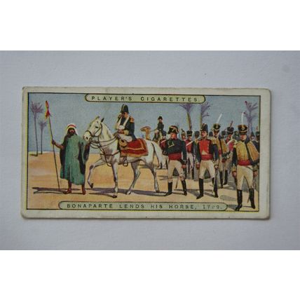 1916 John Player & Sons Napoleon No. 10 Bonaparte lends his horse 1799
