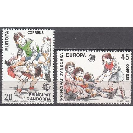 Andorra Español 1989 Michel 209 - 210 Neuf ** Cote (2008) 2.50 € Europa CEPT