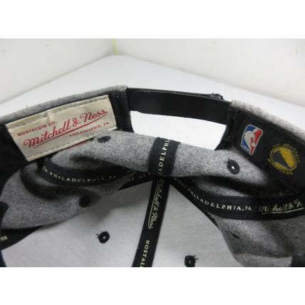 Golden State Warriors NBA Mitchell & Ness Gray Wool Snapback Hat Cap California